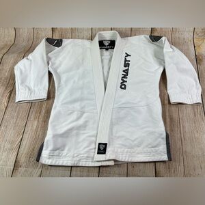 Dynasty Jiu Jitsu Gi Top White Size M3 Kids Youth